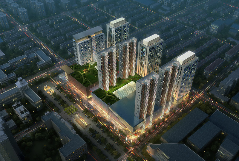 Skyscrapers Ariel View Skyscrapers Ariel View